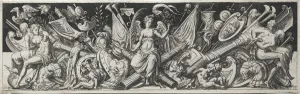 Combats and Triumphs, probably 1560s. Creator: Etienne Delaune (French, 1518/19-c. 1583) Combats and Triumphs, probably 1560s. Creator: Etienne Delaune (French, 1518/19-c. 1583)
