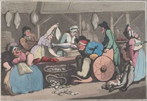 Comforts of Bath, Plate 4, January 6, 1798., January 6, 1798. Creator: Thomas Rowlandson Comforts of Bath, Plate 4, January 6, 1798., January 6, 1798. Creator: Thomas Rowlandson