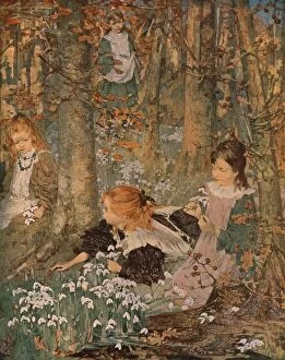 Girls Collection: The Coming of Spring, 1899, (c1930). Creator: Edward Atkinson Hornel