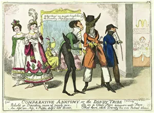 Isaac Robert Cruikshank Art Prints: Comparative Anatomy, published December 10, 1818. Creator: Isaac Robert Cruikshank