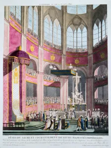 Consecration of Napoleon and Coronation of Josephine by Pope Pius VII, 2nd December 1804 Consecration of Napoleon and Coronation of Josephine by Pope Pius VII, 2nd December 1804