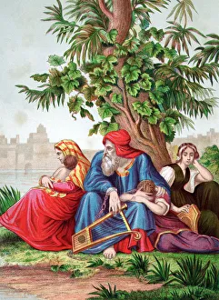 Constancy of the Jews in captivity in Babylon, 6th century BC (c1860). Artist: Unknown Constancy of the Jews in captivity in Babylon, 6th century BC (c1860). Artist: Unknown