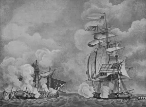 The Constitution and the Guerriere, c1813 The Constitution and the Guerriere, c1813