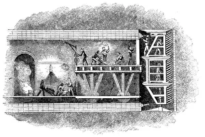 Isambard Kingdom Brunel Designs Prints: Construction of the Thames Tunnel, London, 1825-1843
