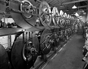 Continuous bandsaw blades, Slack Sellers & Co Ltd, Sheffield, South Yorkshire, 1963 Continuous bandsaw blades, Slack Sellers & Co Ltd, Sheffield, South Yorkshire, 1963