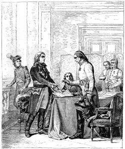 Convention after the Battle of Marengo, Italy, 15th June 1800 (1882-1884). Artist: Unknown Convention after the Battle of Marengo, Italy, 15th June 1800 (1882-1884). Artist: Unknown