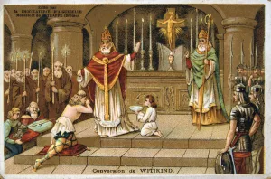 Conversion of Witikind, 785 AD, (19th century) Conversion of Witikind, 785 AD, (19th century)