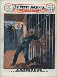 Convicts mutinying, 1930. Creator: Unknown Convicts mutinying, 1930. Creator: Unknown