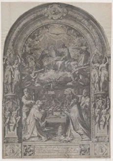 The Coronation of the Virgin with St Lawrence, St Paul, St Peter and St Sixtus, 1576 The Coronation of the Virgin with St Lawrence, St Paul, St Peter and St Sixtus, 1576