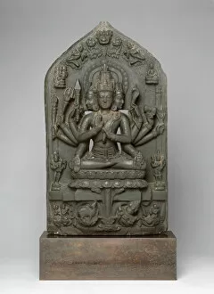 Cosmic Form of Shiva (Sadashiva), Pala period, c. 11th century. Creator: Unknown