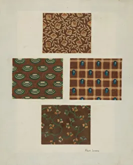 Cotton Prints, c. 1939. Creator: Albert J. Levone Cotton Prints, c. 1939. Creator: Albert J. Levone