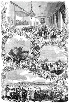 The Council Dinner at the Victoria Archery Rooms, the Trial of Implements at Swathling The Council Dinner at the Victoria Archery Rooms, the Trial of Implements at Swathling