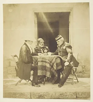A Council of War: Lord Raglan, Omar Pacha and Pelissier, Taken the eve Before A Council of War: Lord Raglan, Omar Pacha and Pelissier, Taken the eve Before