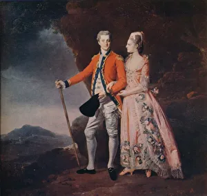 'Couple in a Mountain Landscape', c1779. Artist: Johan Zoffany 'Couple in a Mountain Landscape', c1779. Artist: Johan Zoffany