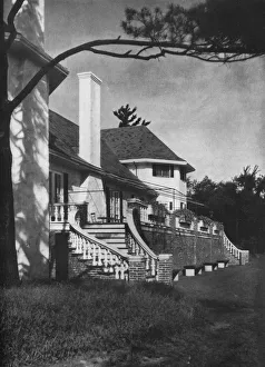Sport Prints: 1922 Print of Longwood Cricket Club, Massachusetts