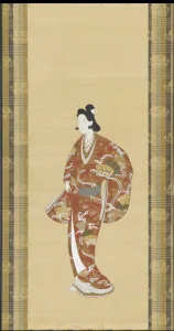 Courtesan, Edo period, 1661-1673. Creator: Unknown Courtesan, Edo period, 1661-1673. Creator: Unknown