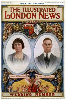 The Queen Mother Collection: Front cover of The Illustrated London News Wedding Number, 28th April 1923