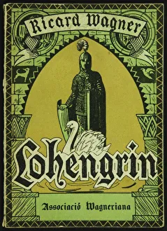 Cover of the Libretto of Lohengrin by Richard Wagner. Barcelona, Associacio Wagneriana Cover of the Libretto of Lohengrin by Richard Wagner. Barcelona, Associacio Wagneriana