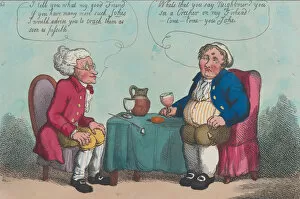 Louse Gallery: Cracking a Joke, November 15, 1808. November 15, 1808. Creator: Thomas Rowlandson