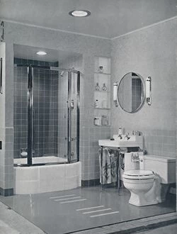 Interior Decoration Gallery: Crane Company. - The Bathroom, 1940