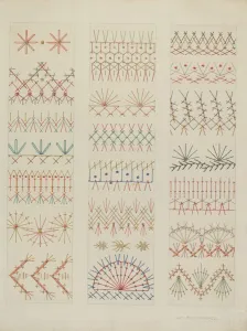 Crazy Quilt, c. 1938. Creator: William Kieckhofel Crazy Quilt, c. 1938. Creator: William Kieckhofel