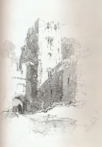 Crookston Castle, near Paisley, 1840. Artist: Henry Bright Crookston Castle, near Paisley, 1840. Artist: Henry Bright