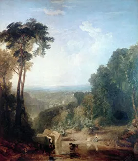 Images Dated 21st February 2008: Crossing the Brook, c1815. Artist: JMW Turner