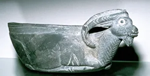 Cup in the form of a mouflon, Susa, c2000-1940 BC Cup in the form of a mouflon, Susa, c2000-1940 BC