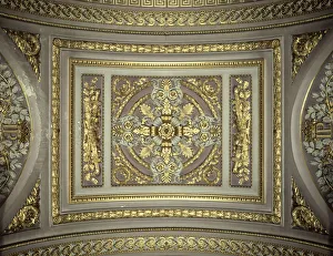 Detail of a cupola, Galerie des Batailles (Gallery of the Battles), Chateau de Versailles, France Detail of a cupola, Galerie des Batailles (Gallery of the Battles), Chateau de Versailles, France