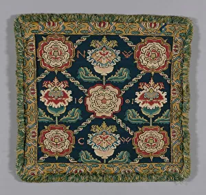 Cushion Cover, England, 1601. Creator: Unknown Cushion Cover, England, 1601. Creator: Unknown