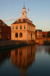 Custom House at dusk, Purfleet, Kings Lynn, Norfolk Custom House at dusk, Purfleet, Kings Lynn, Norfolk
