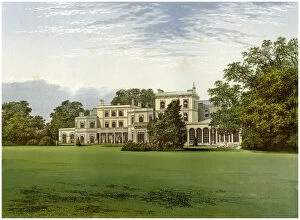 Images Dated 27th November 2008: Danesfield House, Buckinghamshire, home of the Scott-Murray family, c1880