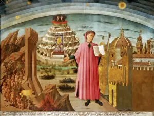 Paintings Collection: Dante and the Divine Comedy (The Comedy Illuminating Florence), 1464-1465