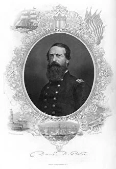 David Dixon Porter, United States admiral, 1862-1867.Artist: Brady