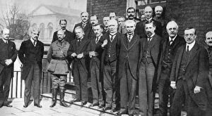 Images Dated 3rd September 2007: David Lloyd George, British Prime Minister, with some of his colleagues, 1917 (1936)