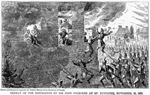 Defeat of the Insurgents by Sir John Colborne at St Eustache, 25 November 1837, (1877) Defeat of the Insurgents by Sir John Colborne at St Eustache, 25 November 1837, (1877)