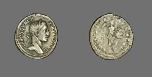 Denarius (Coin) Portraying Emperor Severus Alexander, 228-231. Creator: Unknown
