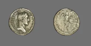 Denarius (Coin) Portraying Emperor Severus Alexander, 228-231. Creator: Unknown Denarius (Coin) Portraying Emperor Severus Alexander, 228-231. Creator: Unknown