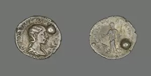 Denarius (Coin) Portraying Julia Mamaea, 222-235. Creator: Unknown