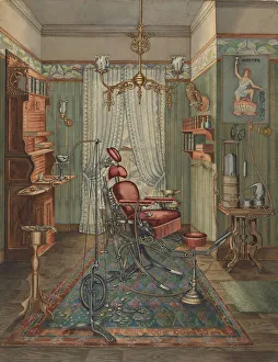 Dentist's Operating Room, 1935/1942. Creator: Perkins Harnly Dentist's Operating Room, 1935/1942. Creator: Perkins Harnly
