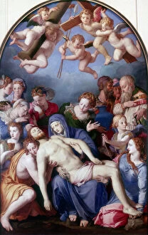 Images Dated 16th September 2005: The Deposition from the Cross, 1443-1445. Artist: Agnolo Bronzino