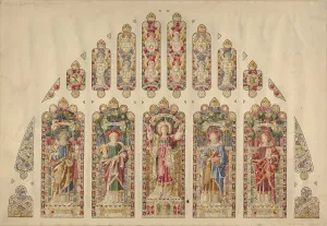 Design for a Multi-paned Stained-glass Window, Church of the Divine Paternity, New York Design for a Multi-paned Stained-glass Window, Church of the Divine Paternity, New York