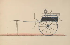 Design for Whitechapel Cart, 1850-74. Creator: Unknown Design for Whitechapel Cart, 1850-74. Creator: Unknown