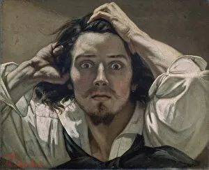 Images Dated 16th May 2007: Desperate, Self-portrait, 1841. Artist: Gustave Courbet