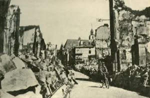 Devastation in Verdun, northern France, First World War, 1916, (c1920). Creator: Unknown Devastation in Verdun, northern France, First World War, 1916, (c1920). Creator: Unknown