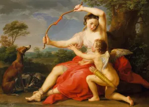 Pompeo Batoni's "Diana and Cupid" Print, 1761