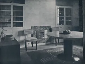 Dining-room for a house in Highgate Village, London, 1936 Dining-room for a house in Highgate Village, London, 1936