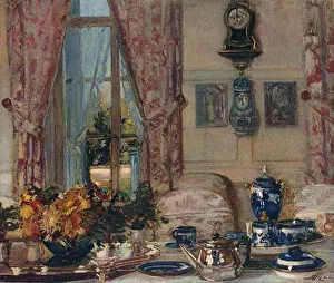 The Dining-Room at Offranville, c1909 Print