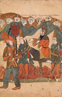 The Discredited Ascetic Being Paraded Through the Town on a Donkey..., 18th century The Discredited Ascetic Being Paraded Through the Town on a Donkey..., 18th century