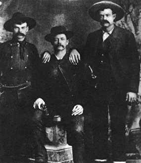 A disputed photograph of the train robber and outlaw Sam Bass, c1877-1878 (1954) A disputed photograph of the train robber and outlaw Sam Bass, c1877-1878 (1954)